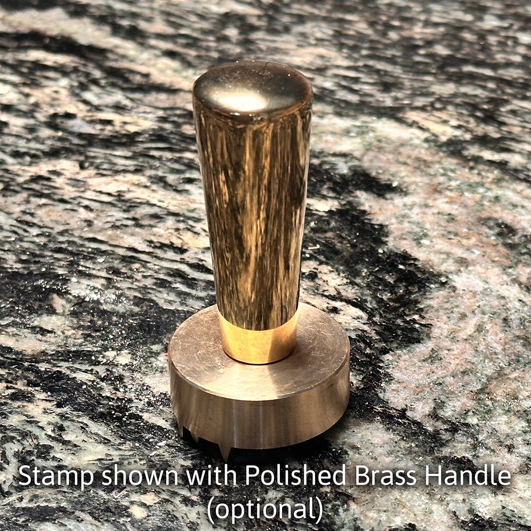 Custom Food Grade Brass Flat Ice Stamp