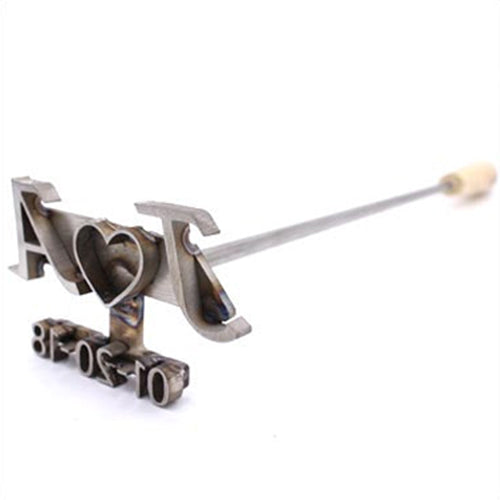 Personalized Unity Wedding Branding Iron - 14 Inch Handle