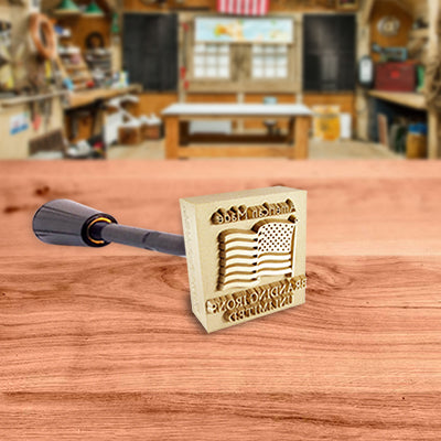 Wood Branding Iron with heating arbor press, Wood Branding and Gold Fo – LW  CUSTOM WORKS