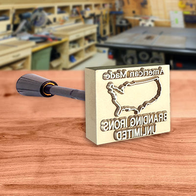 Deironply Wood Branding Iron Personalized - Tempereture Control Custom  Electric Branding Iron for Wood Brass Stamp Wood Burning Stamp Personalized