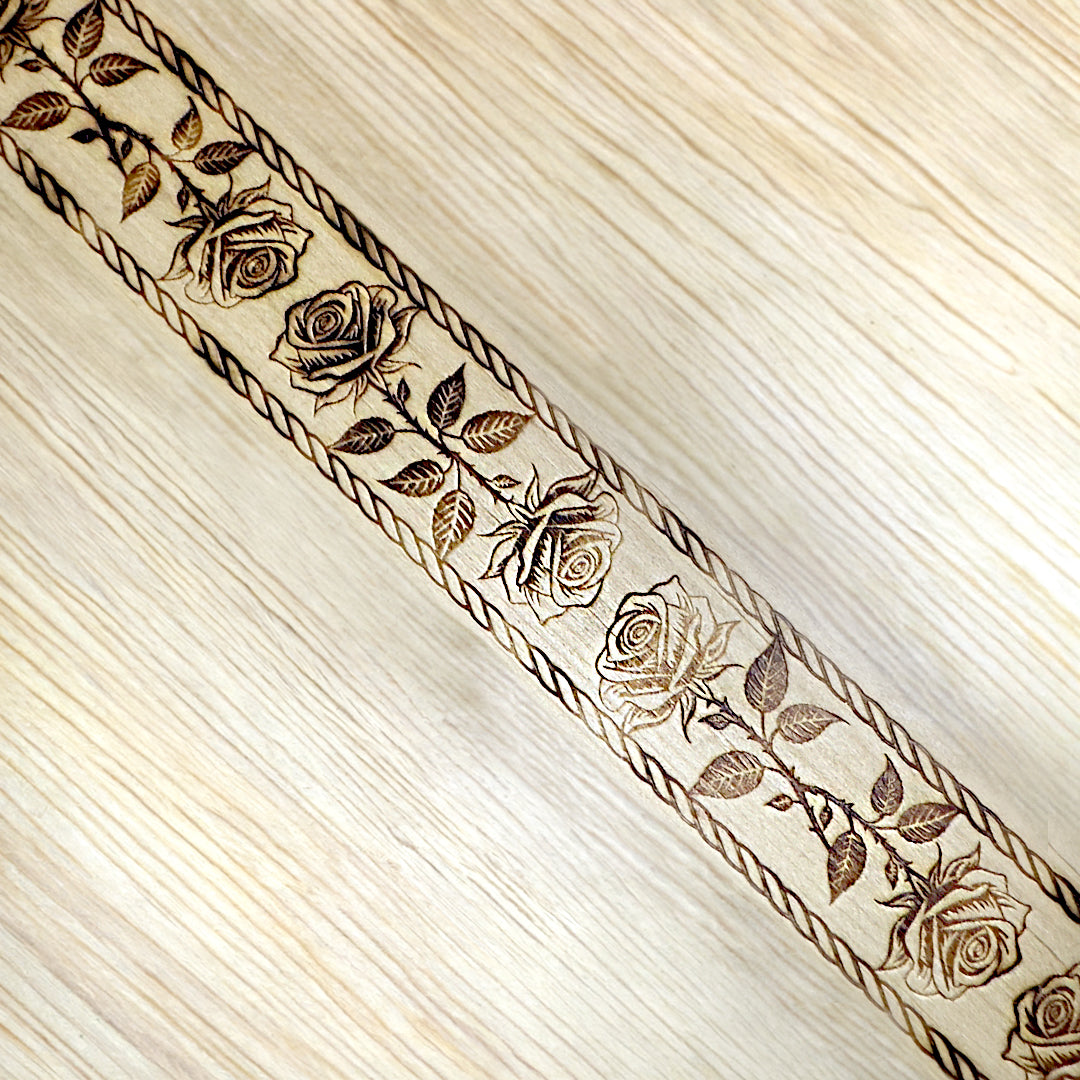 Roll Die Branding Iron For Leather Or Foil Stamping