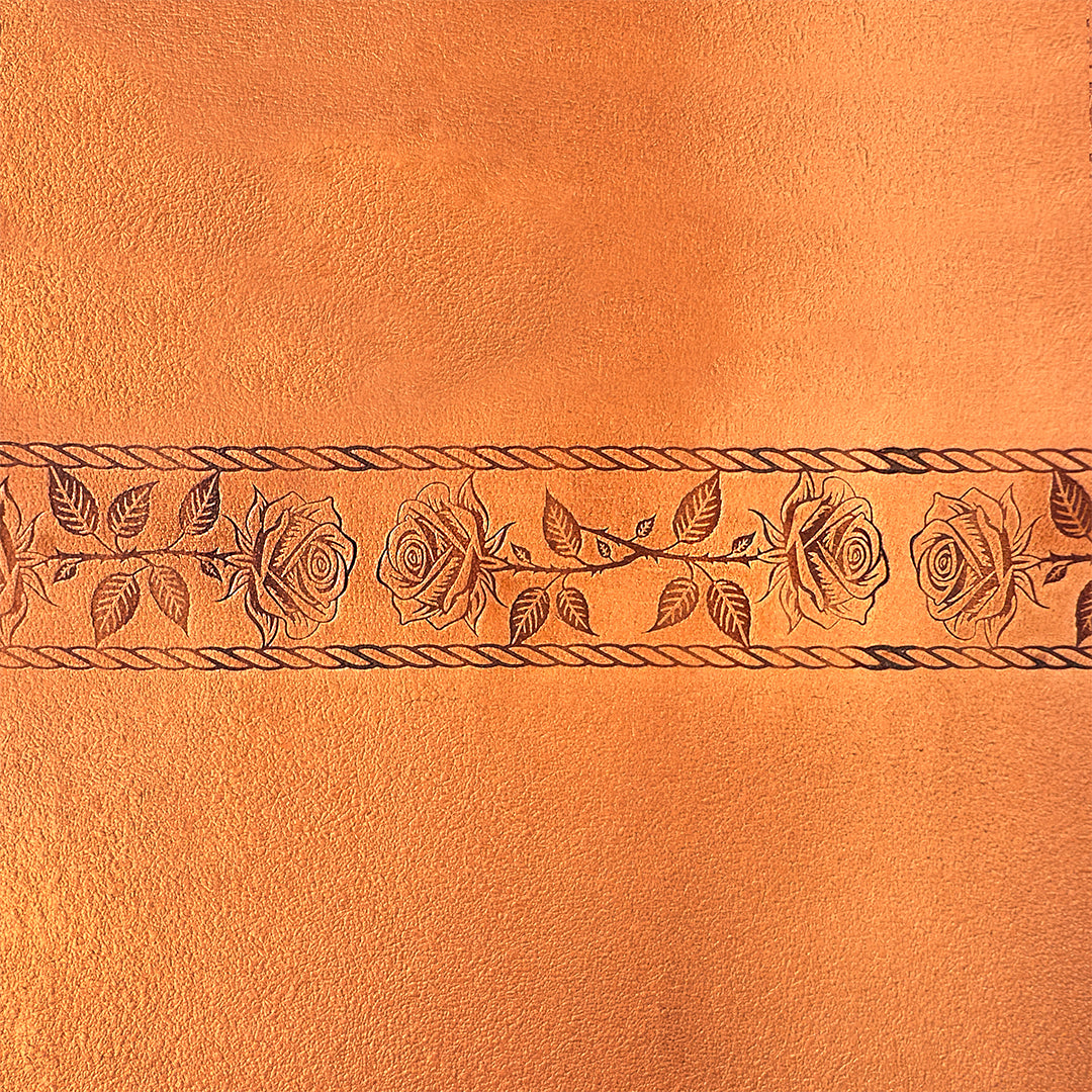 Roll Die Branding Iron For Leather Or Foil Stamping