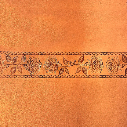 Roll Die Branding Iron For Leather Or Foil Stamping