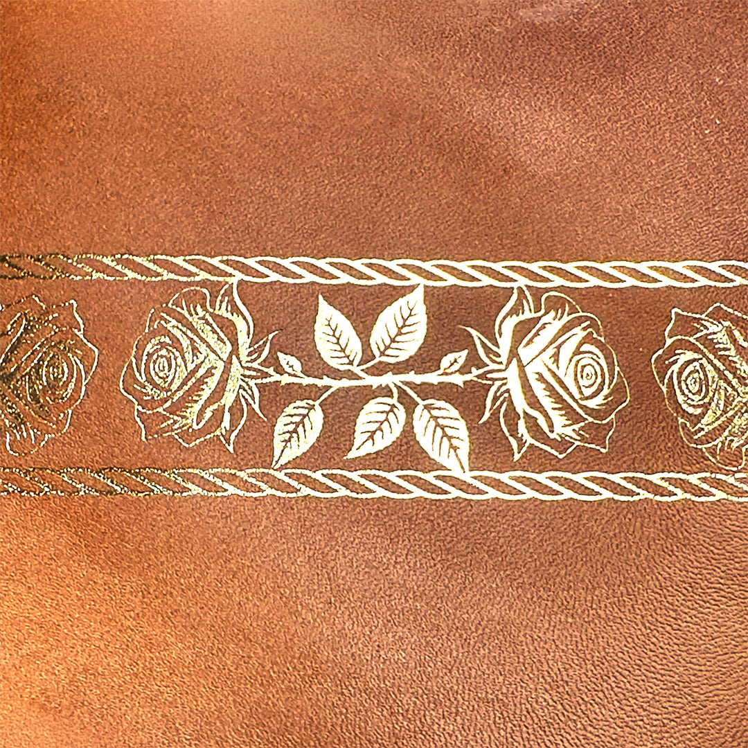 Roll Die Branding Iron For Leather Or Foil Stamping