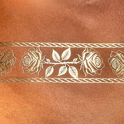 Roll Die Branding Iron For Leather Or Foil Stamping