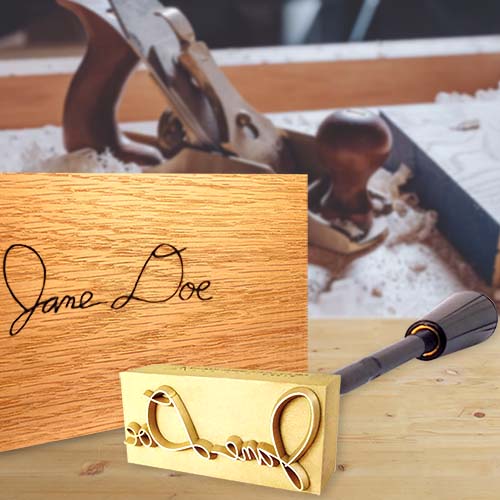 Custom Logo Wood Branding Iron Personalized Crafts, Custom Woodworking,  BBQ, and Grilling (3x3Electronic Soldering Iron)