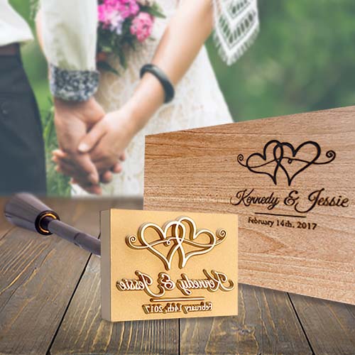 Personalize Online Wedding Branding Irons